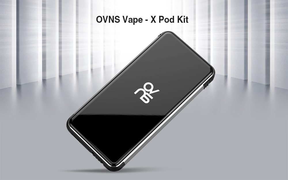 OVNSTECH Vape - X Pod Kit with 500mAh / 1.5 ohm / 1.8 ohm for E Cigarette- Black