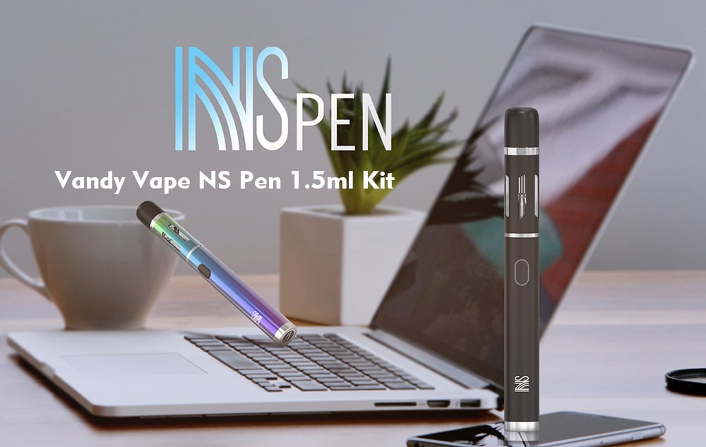 Vandy Vape NS Pen 1.5ml Kit with Built-in 650mAh Li-ion Battery- Silver