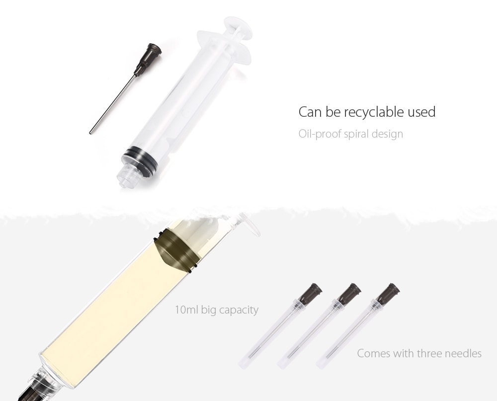Seven E-liquid 10ml Injection Syringe for E Cigarette- Transparent