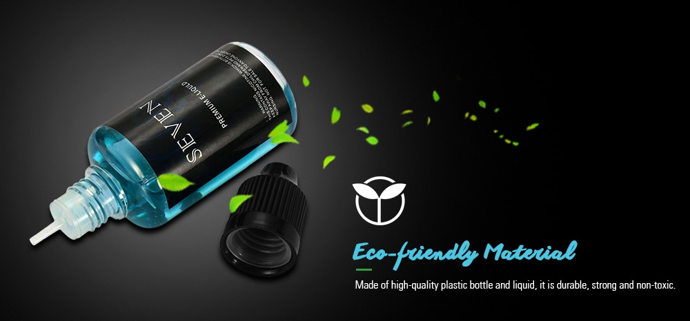 SEVEN Blueberry Flavor E-juice E-liquid for E Cigarette- Transparent 30ml 3mg