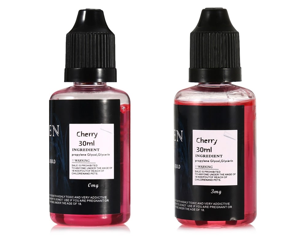 SEVEN Cherry Flavor E-juice E-liquid for E Cigarette- Transparent 30ml 0mg