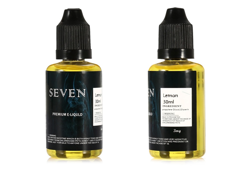 SEVEN Lemon Flavor E-juice E-liquid for E Cigarette- Transparent 30ml 3mg