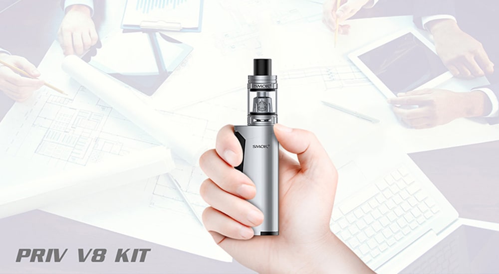 Smok Priv V8 with TFV8 Baby Full Kit 3.0ml / 60W / Supporting 1pc 18650 Battery for E Cigarette  - Colorful
