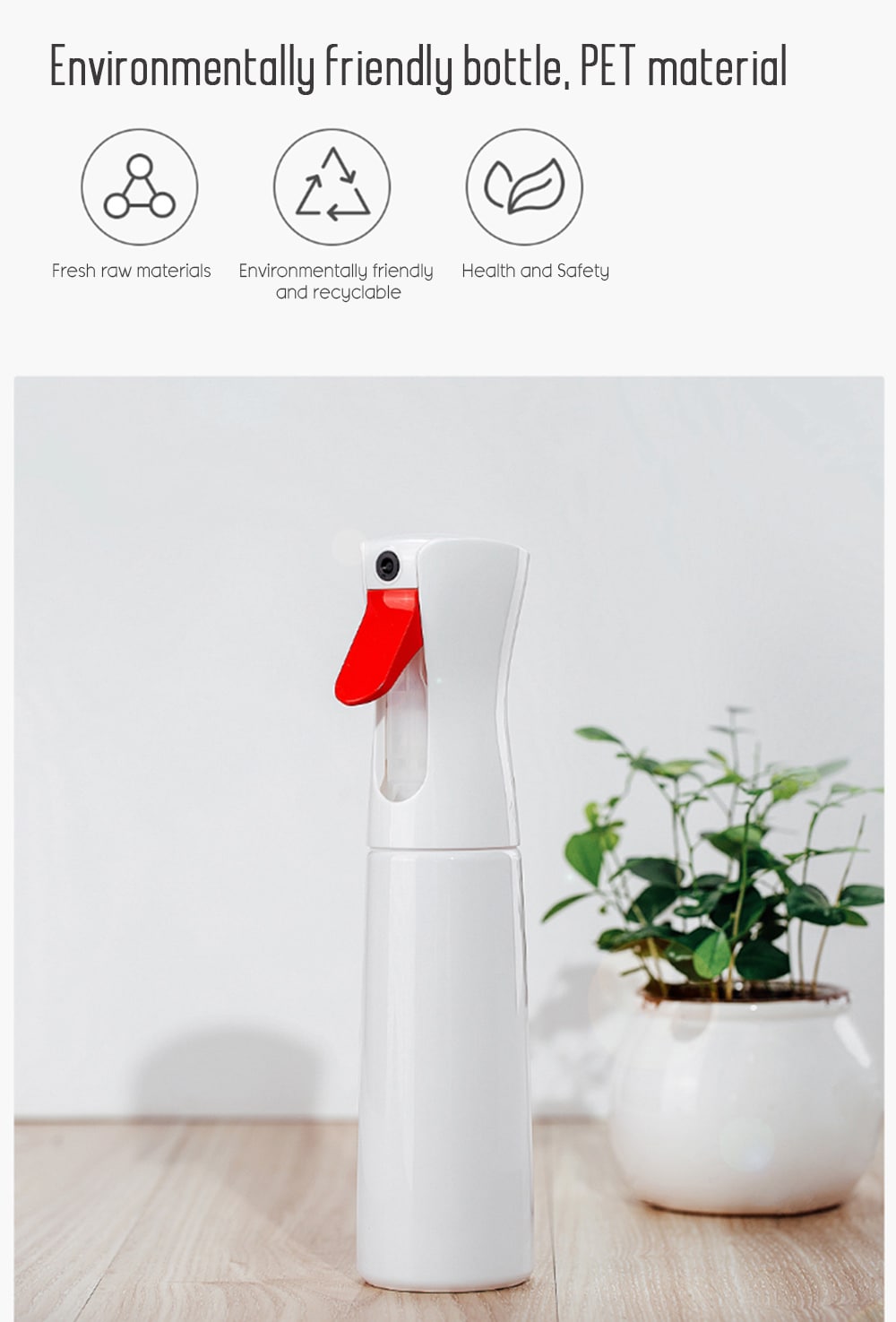 YG - 01 Time Delay Spray Bottle from Xiaomi Youpin- Milk White