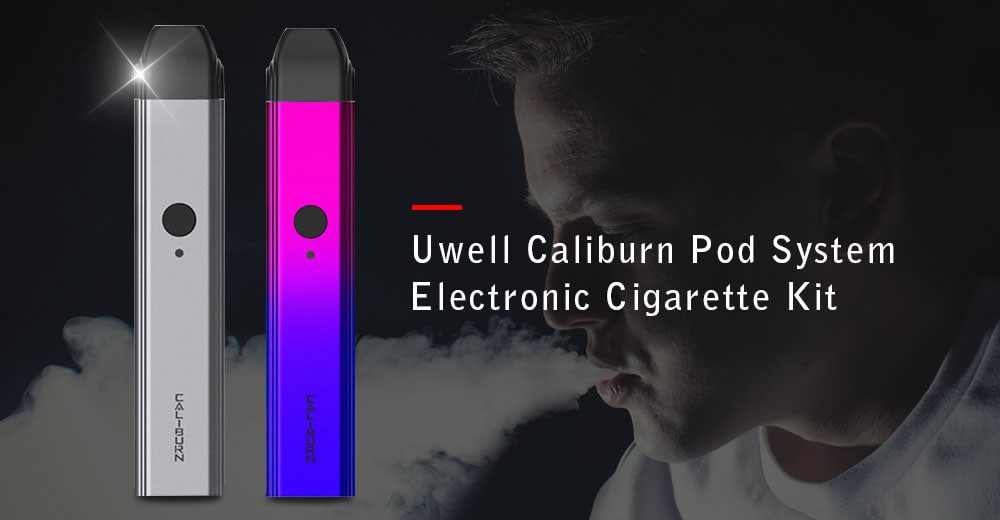 Uwell Caliburn Pod System Electronic Cigarette Kit 520mAh / 2ml- Pink