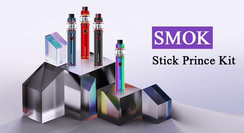 SMOK Stick Prince Kit with 0.4 ohm / 3000mAh / 8ml for E Cigarette- Golden
