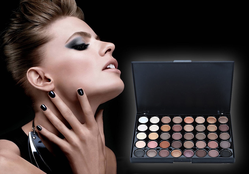 40 Colors Pearl Shimmer Fashion Eye Shadow Compact Palettes- 01