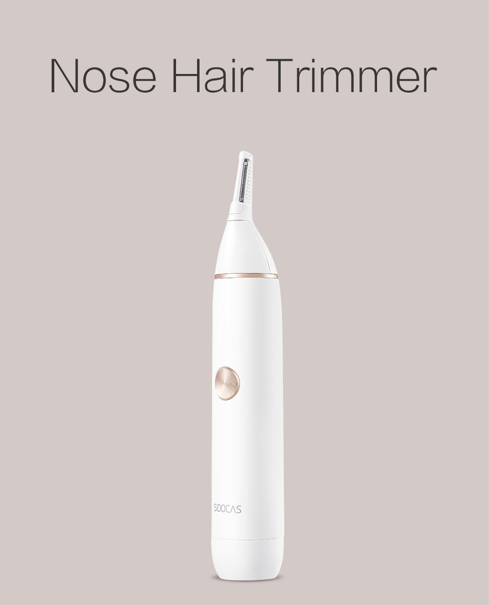SOOCAS N1 Nose Hair Trimmer from Xiaomi Youpin- White