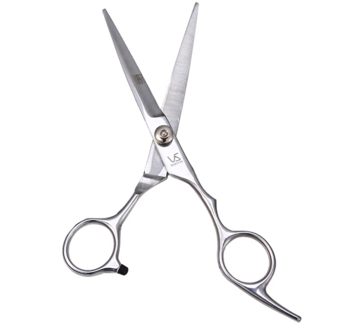 Professional Stainless Steel Grooming Hair Cutter Straight Scissors- Silver STRAIGHT SCISSOR