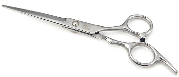 Professional Stainless Steel Grooming Hair Cutter Straight Scissors- Silver STRAIGHT SCISSOR