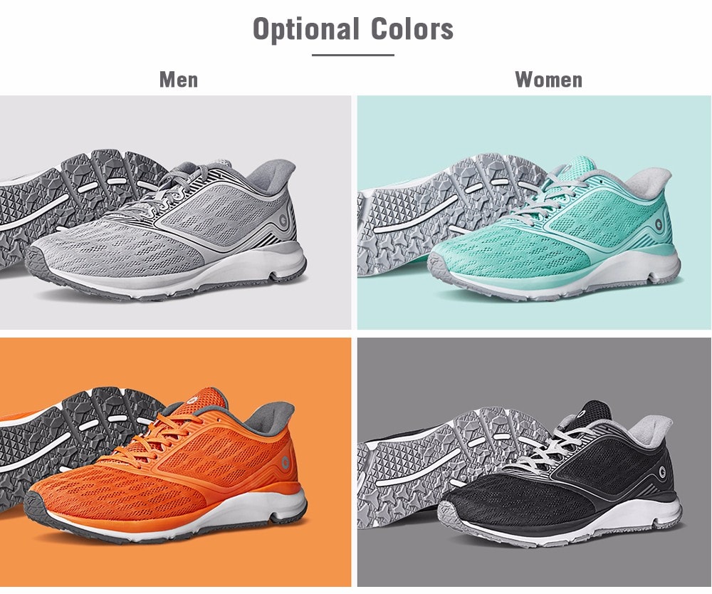 Breathable Anti-slip Running Athletic Shoes for Couple from Xiaomi Youpin- Orange 42