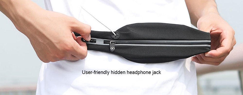 Xiaomi Youpin Sports Invisible Waist Bag - Black