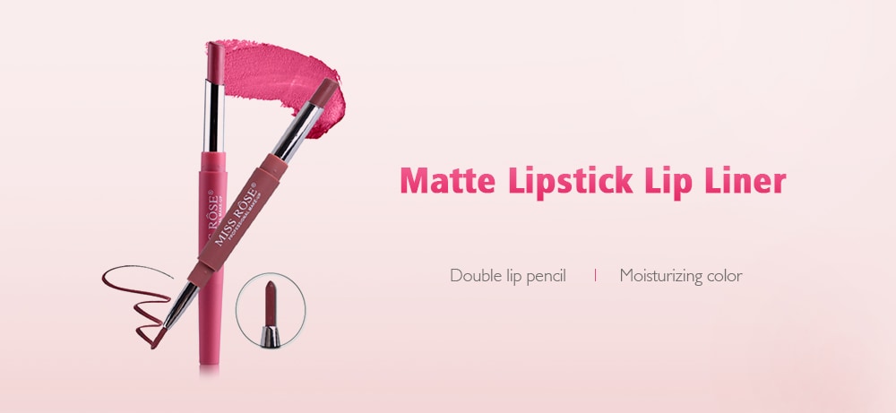 Miss Rose M 7102 - 001B Matte Lipstick Lip Liner- #001 Showgirl