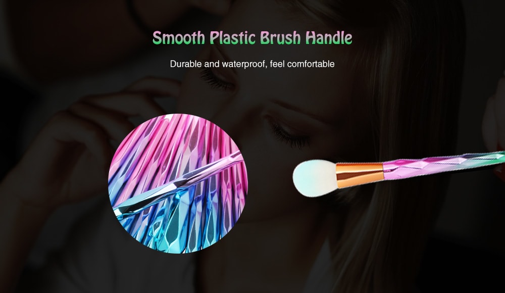 MAANGE 5527 Ultra Soft Synthetic Fiber Hair Makeup Brush 20pcs- Celeste