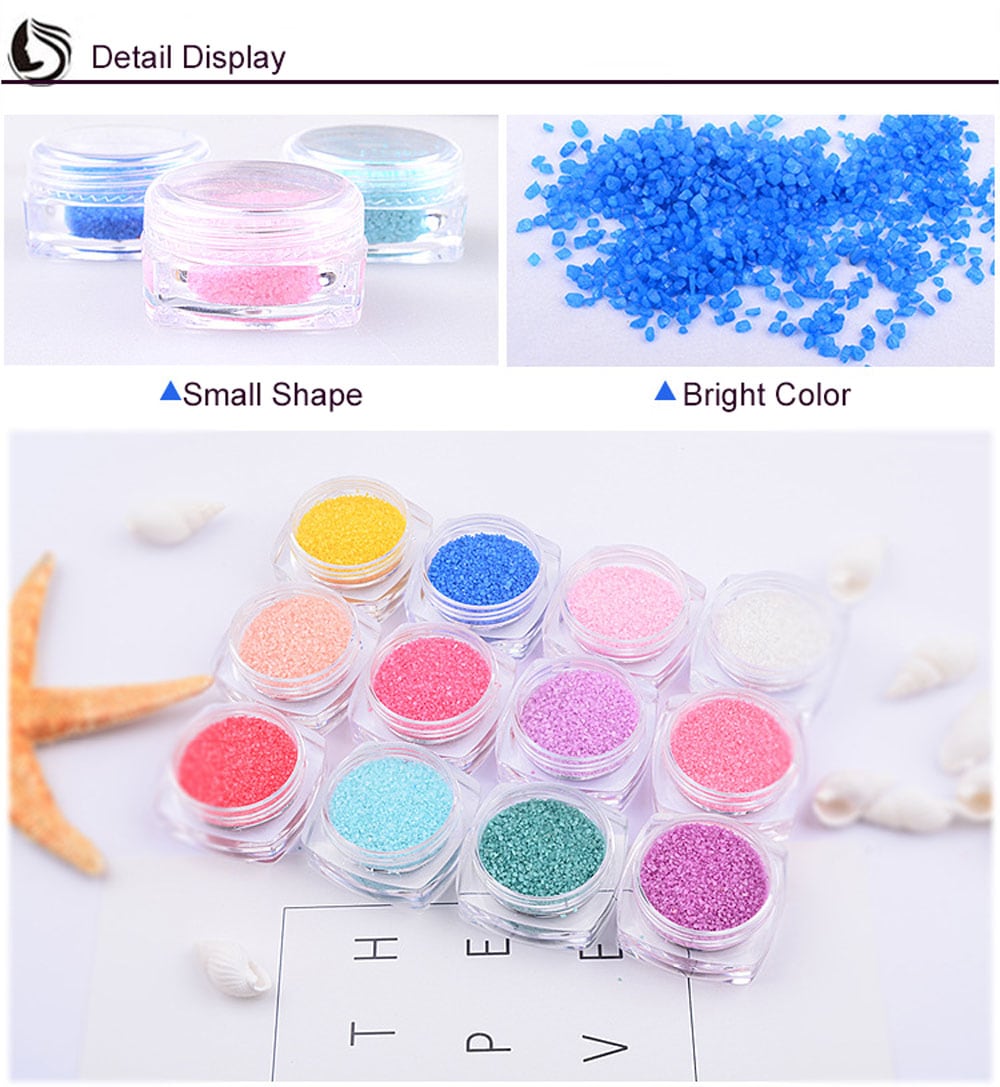 Sandstone Micro-crystal Tablets Coral Candy Nail Jewelry Decoration- 06