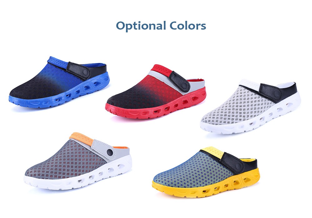 Fashion Light Weight Summer Dual-use Slippers for Men- Black 42