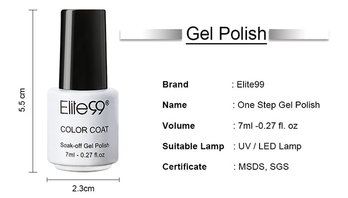 7ML Super Bling Soak Off Nail Decoration Gel Nail Polish- #09
