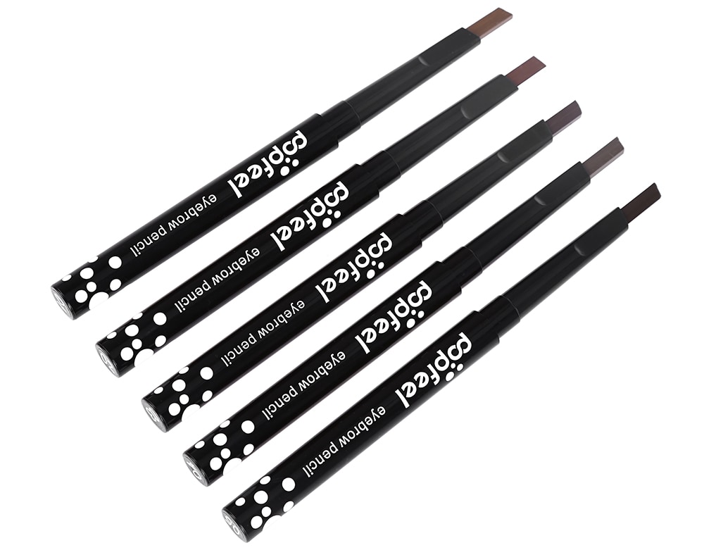Single Head Rotary Pencil Automatic Waterproof Long Lasting Makeup Eyebrow Pen- Deep Brown