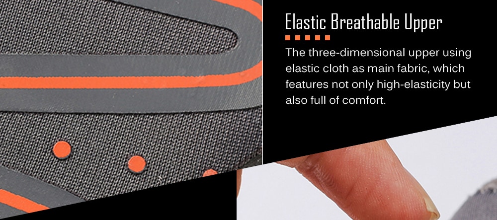 Men's Wading Sneaker Elastic Fabric Stylish Design- Marble Blue EU 45