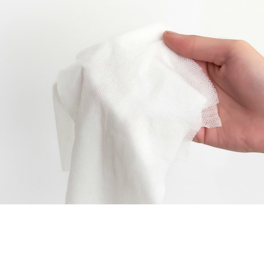 50PCS Travel Disposable Towel Magic Compressed Face Makeup Cleansing- Pink