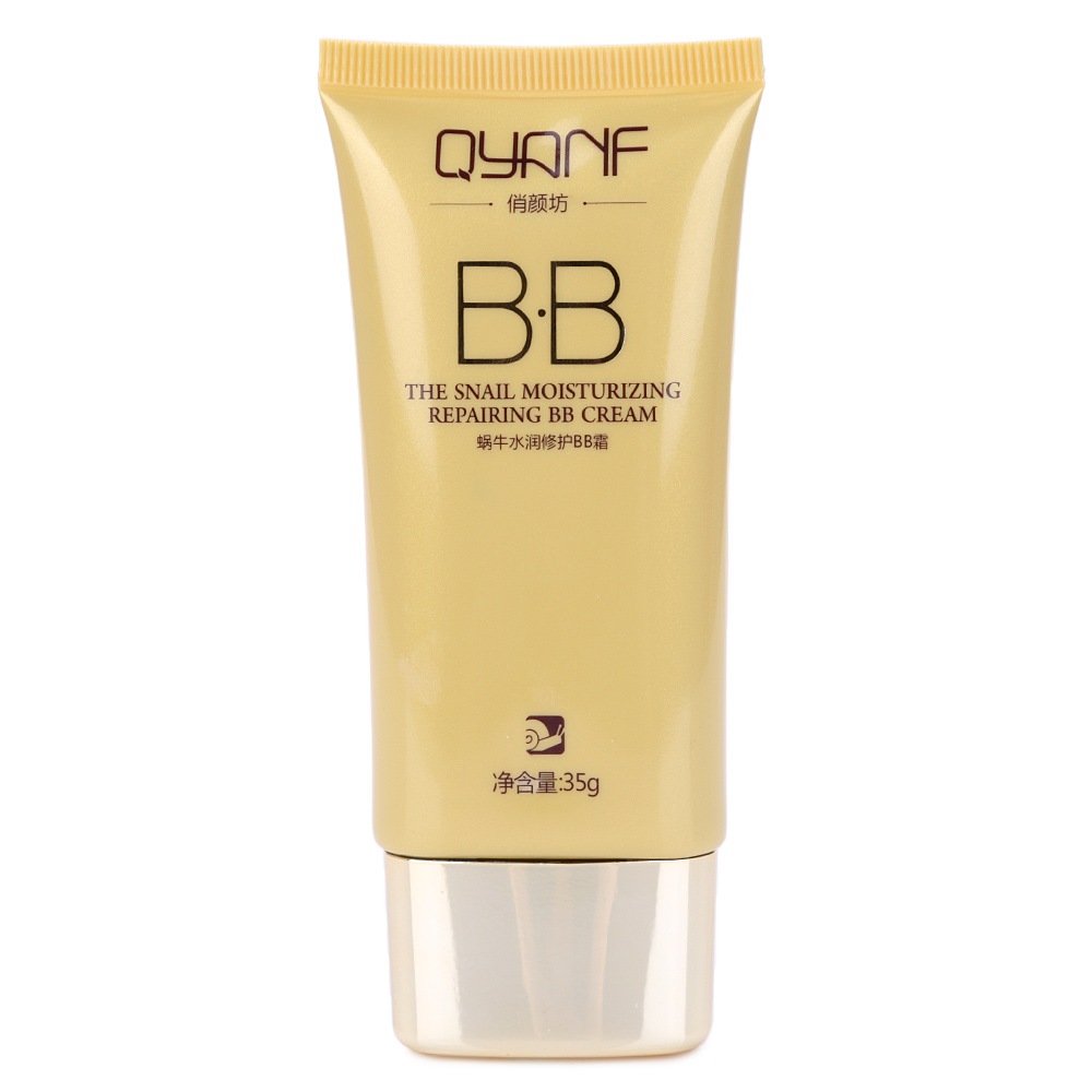 Nude Makeup Moisturizing Liquid Foundation Concealer Isolation Whitening Repair BB Cream- Golden