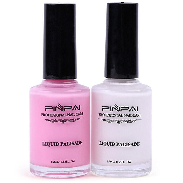 PINPAI Soak Off Nail Care Liquid Palisade Professional Cosmetics Manicure Polish - 15ml- Pink