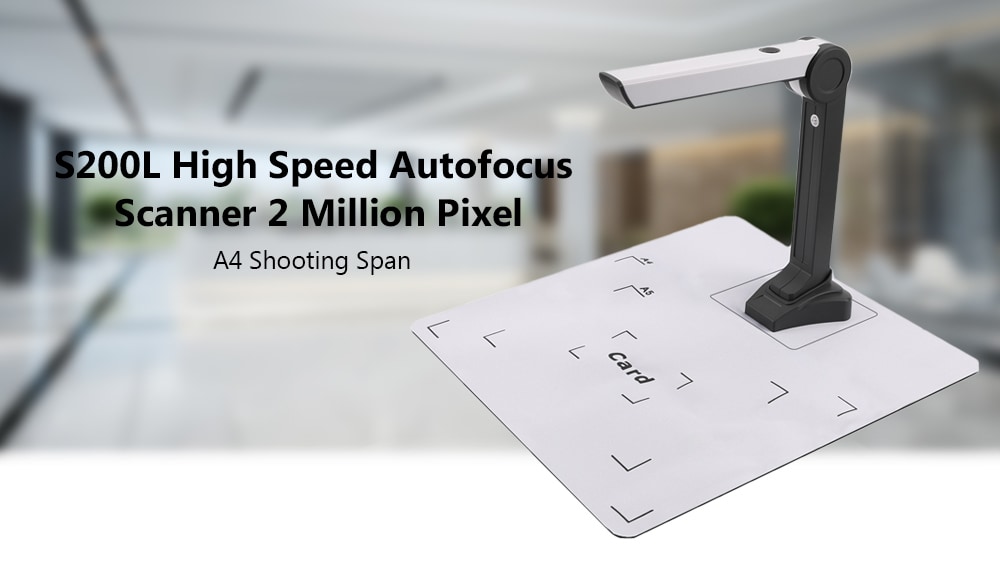 S200L High Speed Autofocus Scanner 2 Million Pixel- White