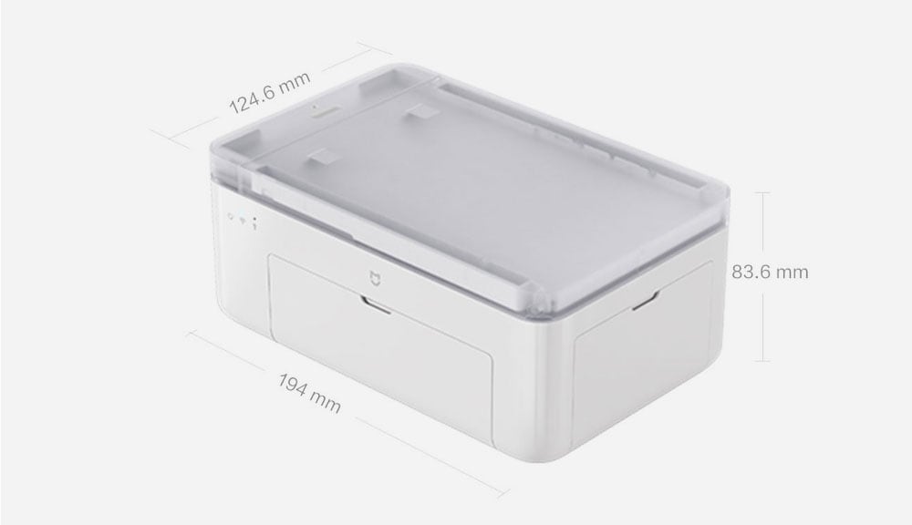 Mijia 6 inch Desktop Color Photo Printer ( Resolution 300 × 300dpi )- White