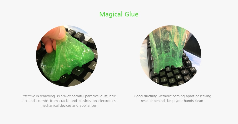 Magical Clean Glue for Keyboard / Computer / Laptop Keypad / Calculator / Air Vent / Fan- Multi