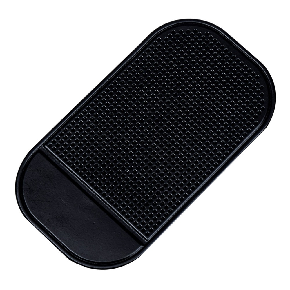 Car Anti-slip Mat Mobile Phone Non-skid Cushion- Black