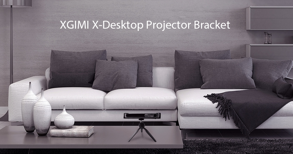 Original XGIMI X - Desktop Panoramic Rotating 360 Degree Desktop Stand Suitable for XGIMI Z3 / Z6 / CC Aurora / H1 / H2 Series Projector- Black