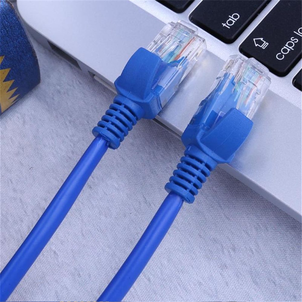 10m Ethernet Cables 8 Pin Connector  Internet Network- Blue