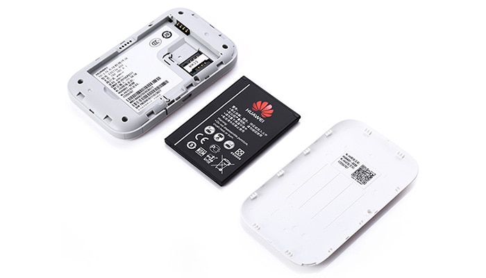 Original HUAWEI E5573s - 856  4G Mobile WiFi Router LTE Cat4 150Mbps Support Double External Antenna Port- White