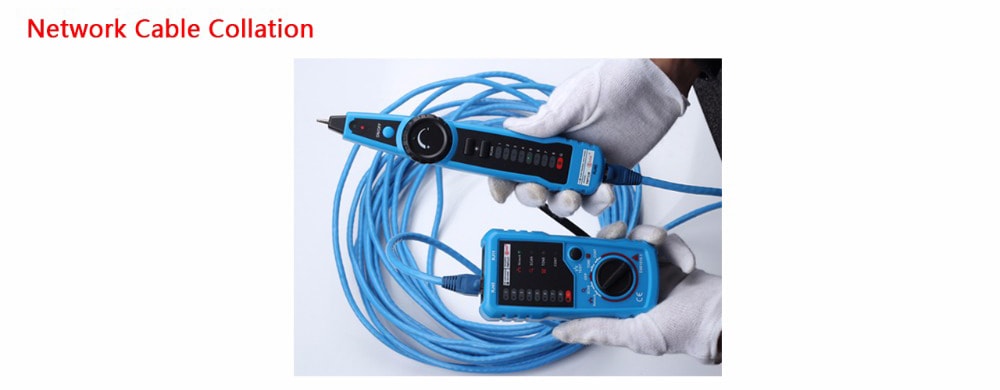 BSIDE FWT11 Network Cable Telephone Detection Wire Checker Anti-interference Line Finder- Deep Sky Blue