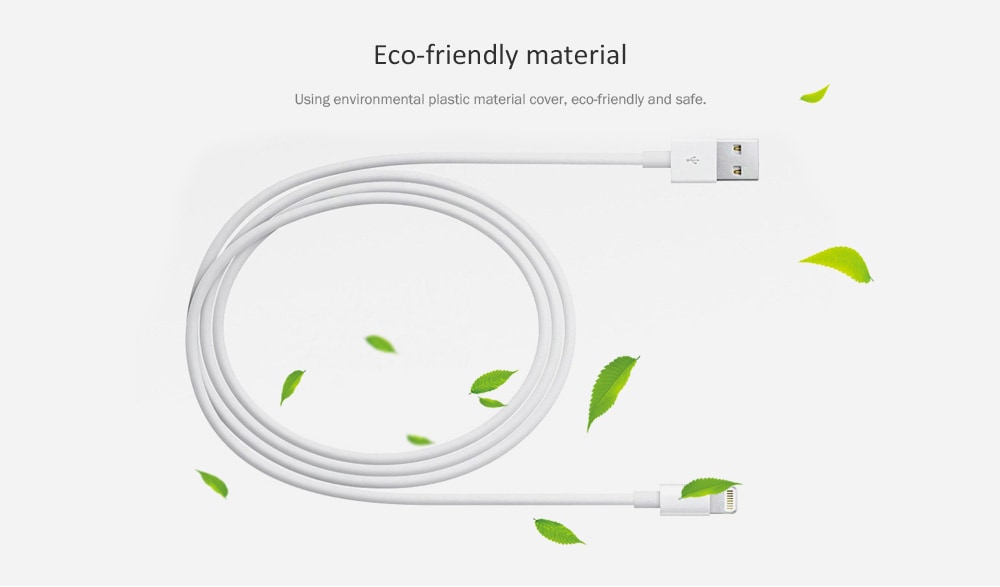 Xiaomi Original TOPTURBO MFI Certified USB to 8 Pin Charging and Data Transfer Cable for iPhone XS / XR / XS MAX- White